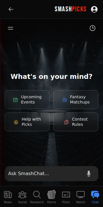 SmashPicks SmashChat screen